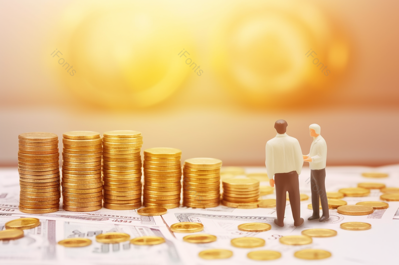 金色系钱币金币金融微型小人场景,高清,摄影图,摄影图片,图片大全,摄影图免费下载